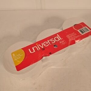 Universal UNV35720 16 lbs. 1/2 in. Core Machine/Calculator Roll - White (3/Pack)